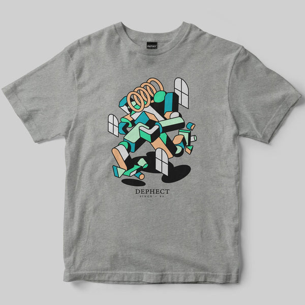 Geoman T-Shirt / Heather Grey / by Jari Johannes
