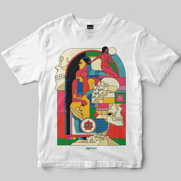 Life & Death T-Shirt / White / by Raul Urias