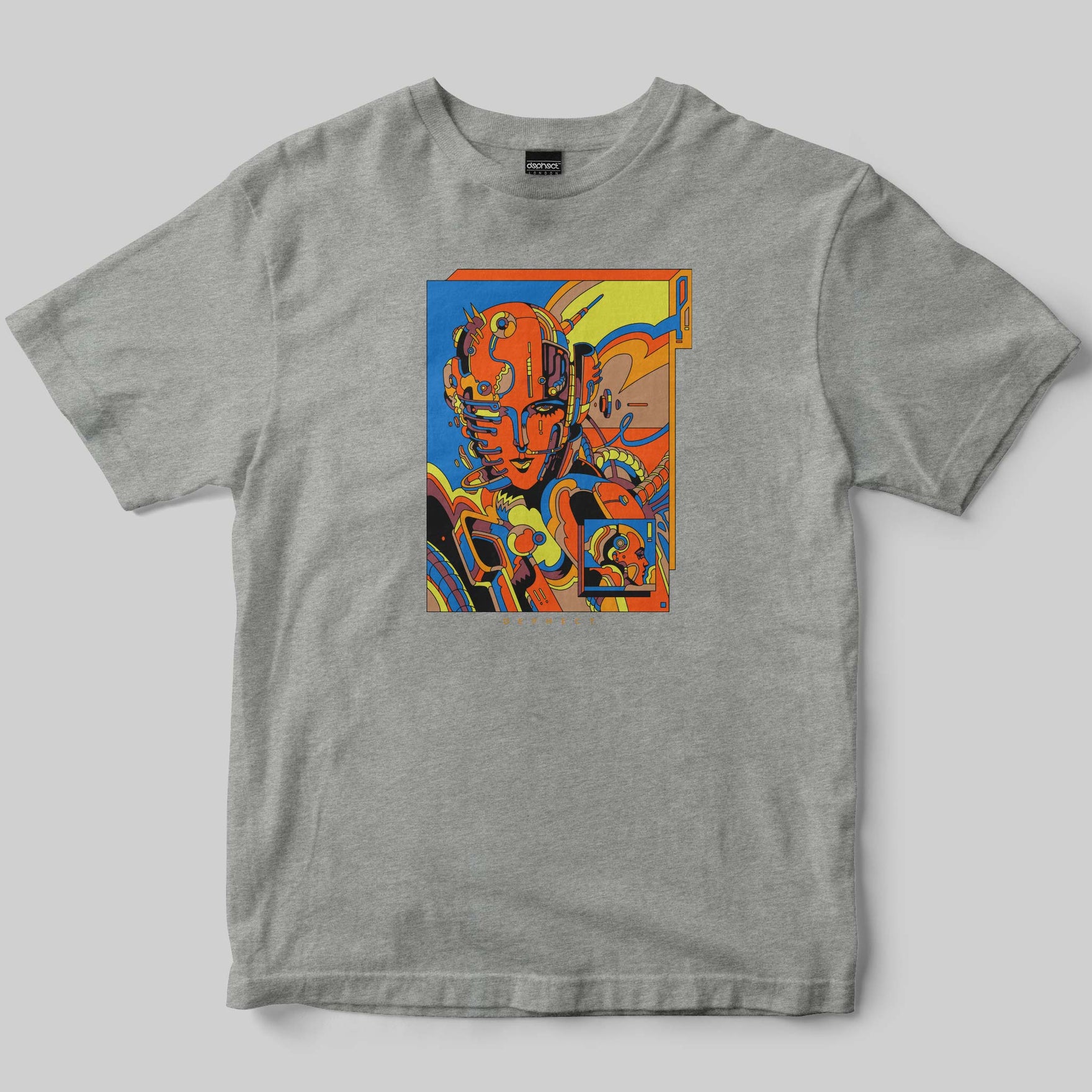 Machine T-Shirt / Heather Grey / by Raul Urias
