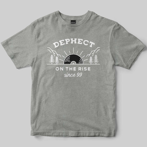 On The Rise T-Shirt / Heather Grey / by Fried Cactus Studio