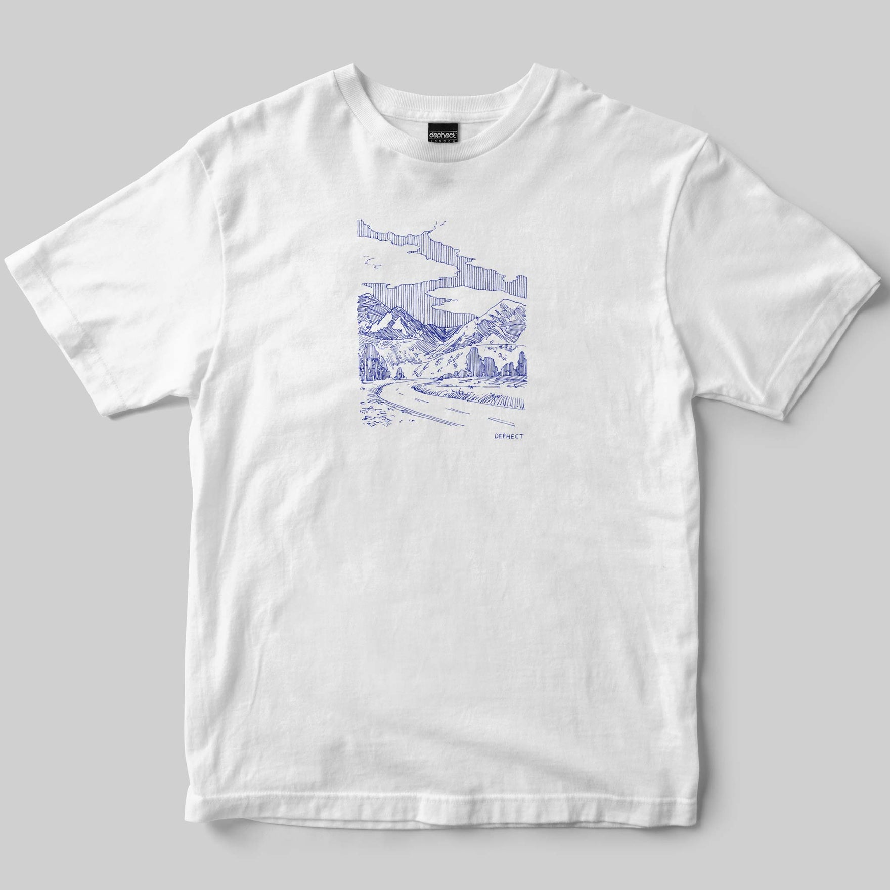 Peaks T-Shirt / White / by Harry Frost