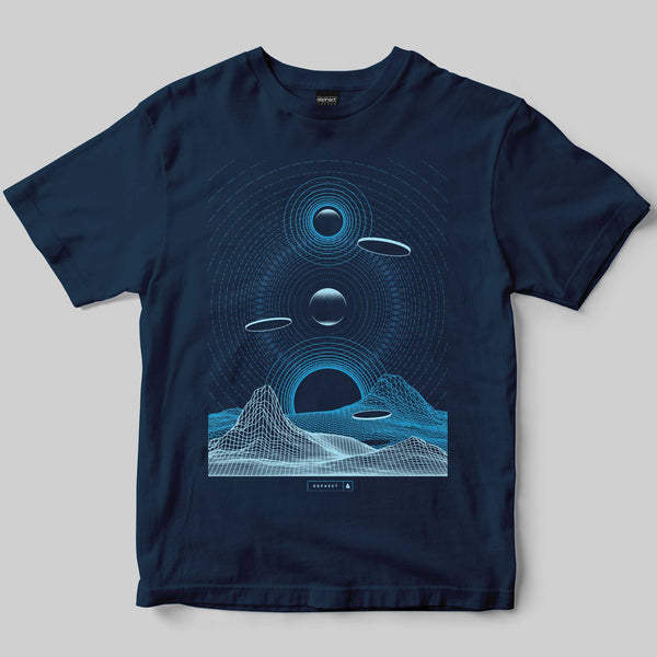 Resonate T-Shirt / Navy / by Robert Anderson