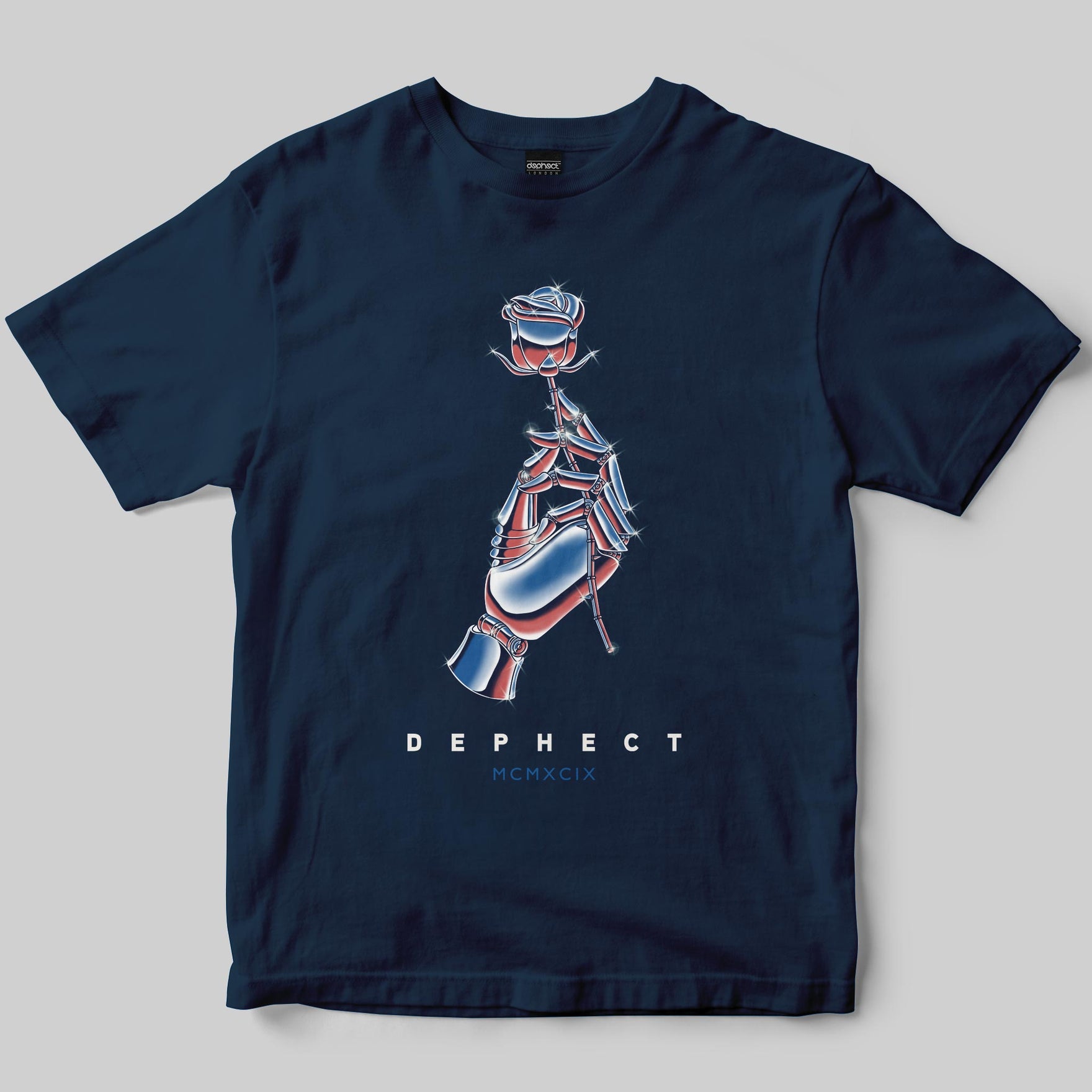 Rose T-Shirt / Navy / by Heeey!
