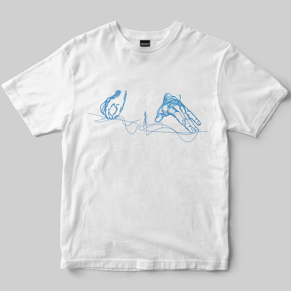 Scratch T-Shirt / White / by Keshone