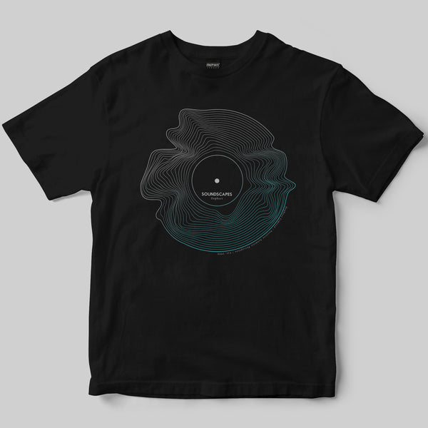 Soundscapes T-Shirt / Black / by Keshone