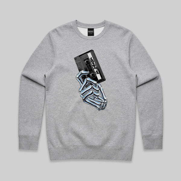 Taped Sweatshirt / Athletic Heather / by Heeey!