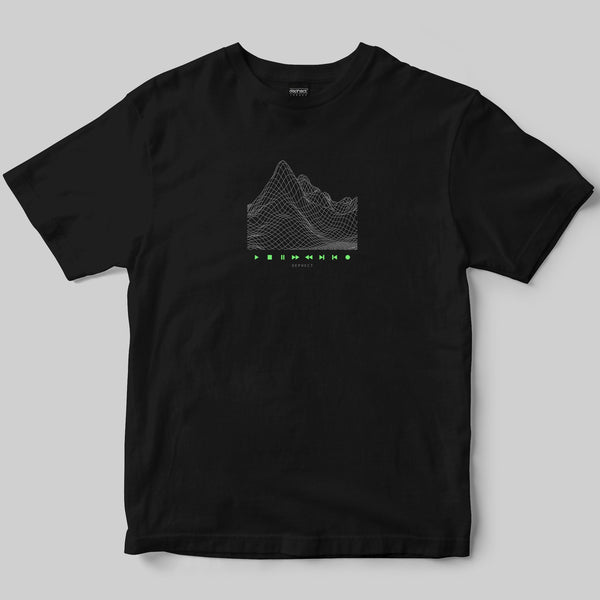 Terrain T-Shirt / Black / by Matt Drane