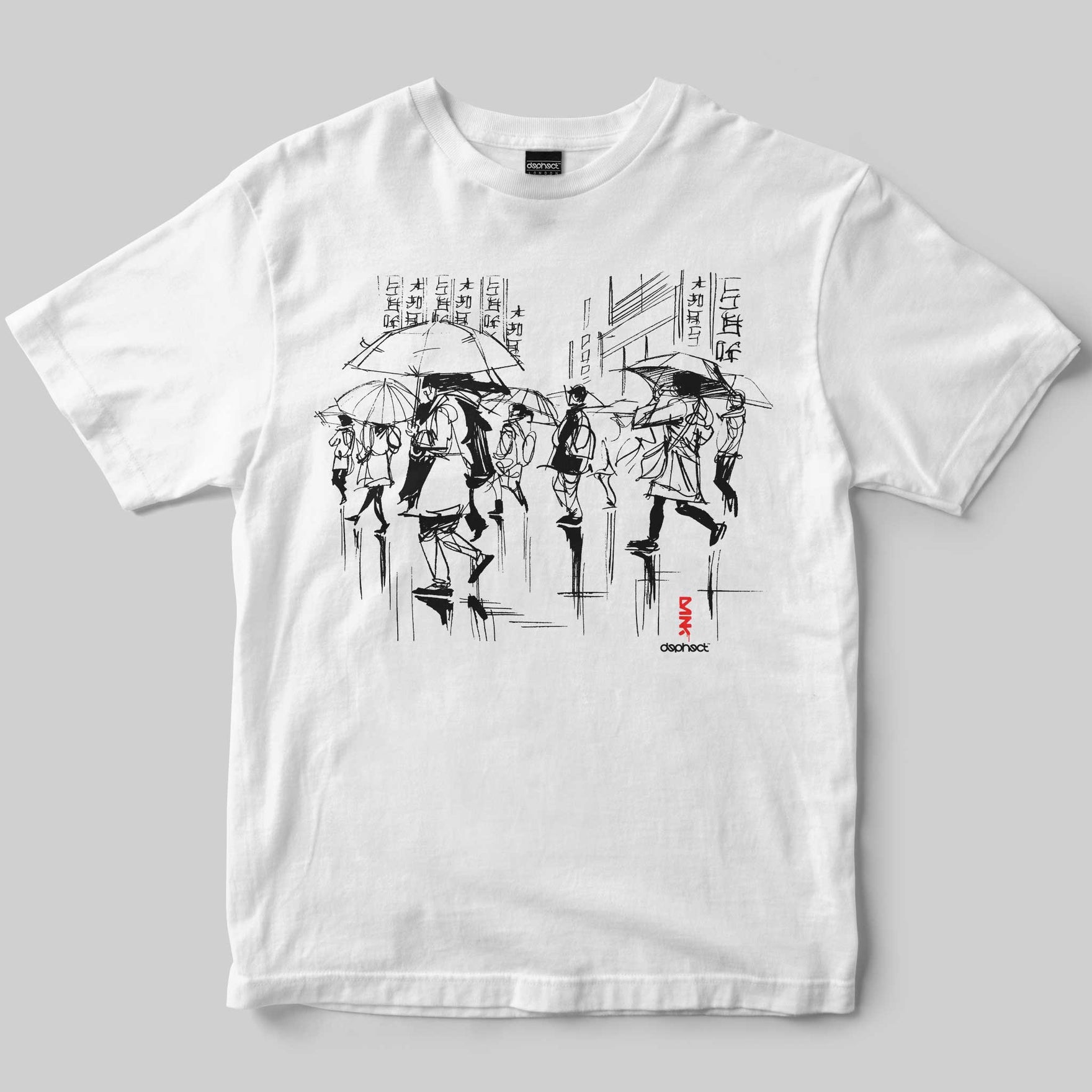 Tokyo Walk T-Shirt / White / by Dan Kitchener