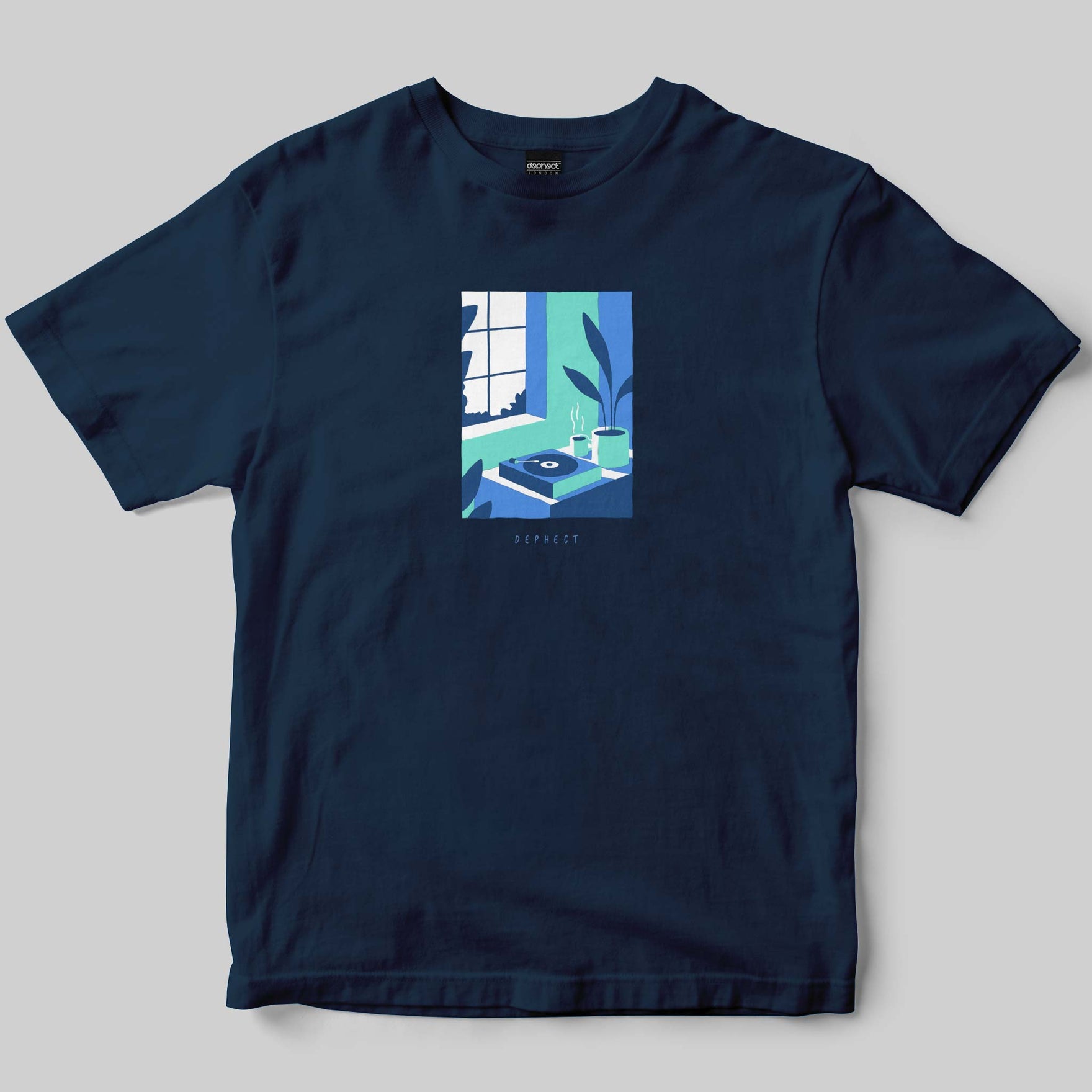 Window T-Shirt / Navy / by Miles Tewson